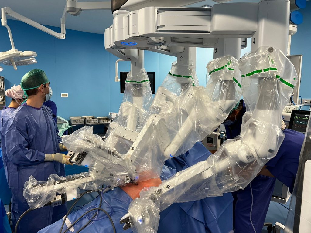 Preparación cirugía robótica Da Vinci